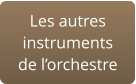 Les autres  instruments  de l’orchestre